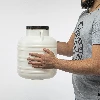 20l Barrel / Drum with handles , white colour - 9 ['barrel for cabbage', ' pickling barrel', ' pickling barrel', ' silage', ' cabbage', ' cucumber', ' for cucumber', ' stoneware', ' stoneware with lid', ' barrel with lid']