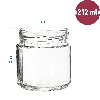 212ml twist off glass jar with coloured lid Ø66 - 6 pcs. - 9 ['jar', ' jar', ' small jar', ' spice jar']