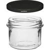 235 ml twist-off jar with black lids - 6 pcs - 3 ['set of jars', ' pickling jars', ' jam jars', ' jam jars', ' jars with screw caps', ' jars fi 82', ' jars with screw caps 6 hooks', ' jars with black caps', ' for preserves', ' for preserves']