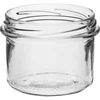 235 ml twist-off jar with burgundy lids - 6 pcs - 4 ['set of jars', ' pickling jars', ' jam jars', ' jam jar', ' jars with screw caps', ' jars fi 82', ' jars with screw caps 6 hooks', ' jars with burgundy caps', ' for preserves', ' for preserves']