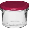 235 ml twist-off jar with burgundy lids - 6 pcs - 2 ['set of jars', ' pickling jars', ' jam jars', ' jam jar', ' jars with screw caps', ' jars fi 82', ' jars with screw caps 6 hooks', ' jars with burgundy caps', ' for preserves', ' for preserves']