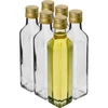 250 ml ‘Maraska’ bottle with screw cap, 6 pcs - 2 ['Maraska bottle', ' maraska bottle', ' glass bottle', ' 250 ml bottle', ' bottle set', ' glass bottles', ' vinegar bottles', ' oil bottles', ' bottles with screw caps']