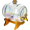 "2l  glass barrel ""Na zdrowie"", decorative, rainbow glass"  - 1 
