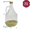2l wicker wrapped carboy / gallon with screw cap "Dama" - 2 ['wine demijohn', ' demijohn for wine', ' wine carboy', ' wine bottle', ' bottle for wine', ' wine container', ' tinted glass demijohn for wine', ' tinted glass demijohn', ' tinted glass demijohn for wine', ' 50l wine demijohn', ' 50l wine demijohn castorama', ' 50l demijohn for wine', ' 50l demijohn for wine castorama', ' wine demijohn', ' wine demijohn castorama', ' carboy in wicker', ' carboy in wicker basket ']