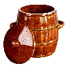 3,2 L Stoneware - barrel crock pot with lid - 2 ['barrel for cabbage', ' pickling barrel', ' pickling barrel', ' silage', ' cabbage', ' cucumber', ' for cucumber', ' stoneware', ' stoneware with lid', ' barrel with lid']