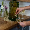 3,4l Tower glass bottle with tap - 4 ['alcohol bottle', ' decorated alcohol bottles', ' glass alcohol bottle', ' moonshine bottles for wedding party', ' liqueur bottle']