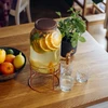 3.8 L jars with tap on a stand - 10 ['jar with tap', ' lemonade jar', ' punch jar', ' beverage jar', ' beverage dispenser', ' for parties', ' for serving drinks', ' glass jar with tap', ' jar on stand', ' jar with small tap']