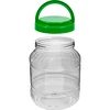 3 L plastic jar - 2 ['plastic jar', ' plastic jars', ' screw-top jars', ' unbreakable jar', ' storage jar', ' jar for dried mushrooms']