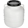 30 L Barrel / Drum with handles , white colour  - 1 ['barrel for cabbage', ' pickling barrel', ' pickling barrel', ' silage', ' cabbage', ' cucumber', ' barrel with lid']