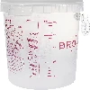 30 L fermentation container with a lid and shatterproof angled airlock - 2 ['fermentation bucket', ' fermentation container', ' container for fermentation', ' for wine', ' for beer', ' for distiller’s batches', ' container with tap', ' container with scale']