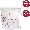 30 L fermentation container with a lid, tap and shatterproof angled airlock - 2 ['fermentation bucket', ' fermentation container', ' container for fermentation', ' for wine', ' for beer', ' for distiller’s batches', ' container with tap', ' container with scale']