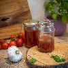 300 ml twist-off jar with golden Ø66 lid - 6 pcs - 8 ['preserving jars jam jars', ' jam jars', ' compote jars', ' wasted mushroom jars', ' vegetable salad jars', ' paste jars']