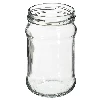 300 ml twist-off jar with golden Ø66 lid - 6 pcs - 4 ['preserving jars jam jars', ' jam jars', ' compote jars', ' wasted mushroom jars', ' vegetable salad jars', ' paste jars']