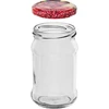 300ml twist off glass jar with lid Ø66 and label - 6 pcs. - 2 