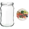 300ml twist off jar with coloured lid Ø66 - 6 pcs. - 9 ['preserving jars', ' 300 ml jars', ' set of jars', ' jars with colourful caps', ' colourful caps', ' for compotes', ' for jams']