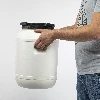 30l Barrel / Drum , white colour - 9 ['barrel for cabbage', ' pickling barrel', ' pickling barrel', ' silage', ' cabbage', ' cucumber', ' barrel with lid']