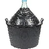 34 L wine demijohn in a plastic basket  - 1 ['Demijohn', ' wine bottle', ' wine carboy', ' for beer', ' for fermentation', ' homemade wine', ' glass carboy for wine', ' for infusion liquors', ' for mead']