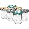 346 ml jar with a twist-off lid and a pressing element - 6 pcs  - 1 ['jars', ' small jars', ' jar', ' glass jar', ' glass jars', ' jar with lid', ' jars for preserves', ' canning jars', ' jars for spices', ' jam jar', ' jar for jam', ' honey jar', ' jar for honey', ' pusher plate', ' preserves pusher plate', ' jar pusher plate']