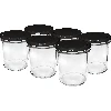 346 ml twist-off jar with black lids - 6 pcs  - 1 ['set of jars', ' pickling jars', ' jam jars', ' jam jars', ' jars with screw caps', ' jars fi 82', ' jars with screw caps 6 hooks', ' jars with black caps', ' for preserves', ' for preserves']