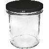 346 ml twist-off jar with black lids - 6 pcs - 2 ['set of jars', ' pickling jars', ' jam jars', ' jam jars', ' jars with screw caps', ' jars fi 82', ' jars with screw caps 6 hooks', ' jars with black caps', ' for preserves', ' for preserves']