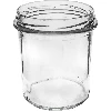 346 ml twist-off jar with coloured lids - 6 pcs - 2 ['for preserves', ' for jam', ' for fruit preserves', ' for plum jam', ' plum', ' peach', ' fruit', ' for chia dessert', ' sour cherry jam']