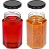 385 ml twist-off jar Ø63 with a black lid, 6 pcs - 5 ['decorative jars', ' jars', ' jars with lids', ' jars for preserves', ' elegant jars', ' jars for jams', ' jars for preserves', ' jars for larder', ' set of jars', ' jars with lids', ' forest-in-a-jar', ' decorative jars', ' decorative jar', ' meat jar', ' jar meat', ' jarred meat']