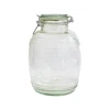 4,4l barrel glass jar with clamp lid  - 1 ['large jar', ' jar large', ' large glass jar', ' canning jar', ' jar for cosmetics', ' cosmetics jar ']