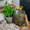 4 L twist off glass jar with golden lid Ø100 - 4 ['large jar', ' pickling jar', ' pickling jar', ' liqueur jar']