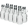 40 ml gallone bottle with screw cap - 10 pcs  - 1 ['small bottle', ' mickey bottle', ' alcohol bottle', ' liqueur bottle', ' hip flask', ' hip flask bottle for liqueur']