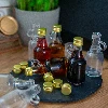 40 ml gallone bottle with screw cap - 10 pcs - 5 ['small bottle', ' mickey bottle', ' alcohol bottle', ' liqueur bottle', ' hip flask', ' hip flask bottle for liqueur']