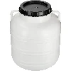 40l Barrel / Drum with handles , white colour ['barrel for pickling', ' pickling barrel', ' cucumber barrel', ' cabbage barrel']
