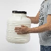 40l Barrel / Drum with handles , white colour - 9 ['barrel for pickling', ' pickling barrel', ' cucumber barrel', ' cabbage barrel']