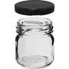40ml twist off glass jar with coloured lid , Ø43 - 10 pcs. - 3 ['jam jar', ' jar with decorative cap', ' twistoff jar', ' 40 ml jar', ' honey jars']