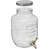 4l Lemonade glass jar / beverage dispenser - 2 ['bottle with tap', ' glass bottle with tap', ' glass bottle for drinks', ' bottle', ' bottle for drinks', ' jar for  drinks']