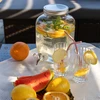 4l Lemonade glass jar / beverage dispenser - 6 ['bottle with tap', ' glass bottle with tap', ' glass bottle for drinks', ' bottle', ' bottle for drinks', ' jar for  drinks']