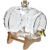 5 L glass barrel "Sto lat"", decorative, transparent  - 1 ['barrel', ' barrels', ' liqueur barrel', ' barrel for liqueur', ' barrel with tap', ' barrel with dispenser']