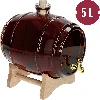 5 L glass barrel "Sto lat"", decorative, transparent - 2 ['barrel', ' barrels', ' liqueur barrel', ' barrel for liqueur', ' barrel with tap', ' barrel with dispenser']