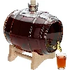 5 L glass barrel "Sto lat"", decorative, transparent - 3 ['barrel', ' barrels', ' liqueur barrel', ' barrel for liqueur', ' barrel with tap', ' barrel with dispenser']
