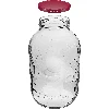 5 L jar with burgundy screw lid Ø100 - 2 