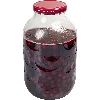 5 L jar with burgundy screw lid Ø100 - 4 