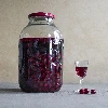 5 L jar with coloured screw lid Ø100 - 7 ['Infusion liquor jar', ' for infusion liquor', ' alcohol jar', ' jar for brine-pickling', ' punch jar', ' lemonade jar', ' 5 L jar', ' jar with screw lid', ' decorative jar', ' fancy jar', ' jar for preserves', ' jar', ' glass jar', ' metal screw lid', ' Ø100 screw lid']
