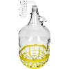 5 L Lady demijohn with a screw cap, plastic basket, stopper and horizontal airlock – a set of 4 pcs - 5 ['demijohn', ' demijohn for wine', ' Lady demijohn', ' Lady demijohn in a basket', ' 5 L lady jeanne', ' 5 L carboy', ' container', ' demijohn in a basket', ' 5L Lady bottle in a basket', ' carboy for wine', ' demijohn for moonshine.']