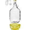 5 L Lady demijohn with basket, screw cap, stopper and side airlock - 3 ['wine beer mead cider kit', ' demijohn', ' 5 litre demijohn', ' carboy', ' carboy for wine', ' demijohn carboy', ' demijohn in basket', ' 5 L demijohn', ' 5 L carboy', ' smoky glass carboy', ' lady jeanne in a basket', ' 5L demijohn bottle in basket', ' lady jeanne', ' wine carboy', ' kit with airlock', ' homemade liquor', ' horizontal airlock', ' carboy for moonshine']