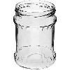 500 ml “Fisz” fluted jar with golden Ø82/6 lid, 6 pcs - 3 ['glass jar', ' large jar', ' jar', ' jar for brine-pickling of cucumbers', ' jar for cucumbers', ' jar for preserves', ' flour jar', ' soup jar', ' 500 ml jar', ' jar with twist-off lid', ' preserve jar', ' jar for preserving food', ' honey jar']