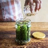 500 ml “Fisz” fluted jar with golden Ø82/6 lid, 6 pcs - 6 ['glass jar', ' large jar', ' jar', ' jar for brine-pickling of cucumbers', ' jar for cucumbers', ' jar for preserves', ' flour jar', ' soup jar', ' 500 ml jar', ' jar with twist-off lid', ' preserve jar', ' jar for preserving food', ' honey jar']