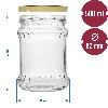 500 ml “Fisz” fluted jar with golden Ø82/6 lid, 6 pcs - 5 ['glass jar', ' large jar', ' jar', ' jar for brine-pickling of cucumbers', ' jar for cucumbers', ' jar for preserves', ' flour jar', ' soup jar', ' 500 ml jar', ' jar with twist-off lid', ' preserve jar', ' jar for preserving food', ' honey jar']