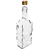 500 ml glass bottle Butelka Klasztorna with screw cap, white - 6pcs. - 2 ['alcohol bottle', ' decorated alcohol bottles', ' glass alcohol bottle', ' moonshine bottles for wedding party', ' liqueur bottle', ' decorated liqueur bottles']