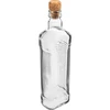500 ml Karbowana glass bottle with cork  - 1 