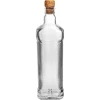 500 ml Karbowana glass bottle with cork - 2 