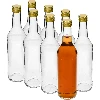 500 ml straight vodka bottle with screw caps - 8 pcs - 2 ['bottles with screw caps', ' bottle with screw cap', ' monopoly bottle', ' monopoly bottles', ' vodka bottle', ' vodka bottles', ' juice bottle', ' juice bottles', ' infusion liqueur bottle', ' infusion liqueur bottles', ' liquor bottles', ' liquor bottle', ' golden caps', ' white bottle', ' bottle with screw cap closure', ' bottles with screw cap closure']